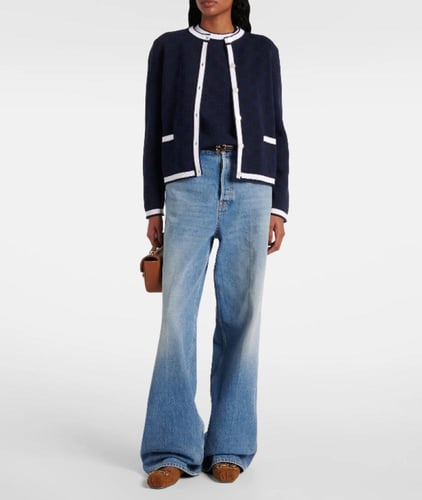 2025 كنزة غوتشي أزرق لوقو GG