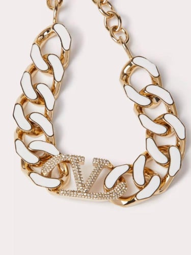 2024 قلادة شوكر فالانتينو قرافاني V لوقو سيجنتشار...