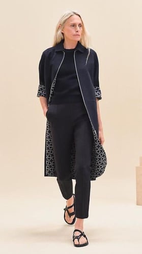 معطف إيرميز شتوي صوف طويل بالطو