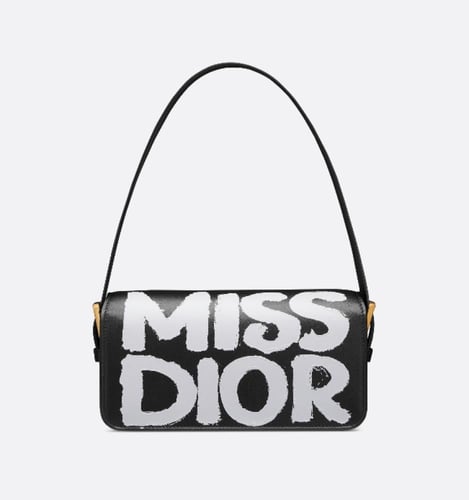 حقيبة ميس ديور جلد أسود