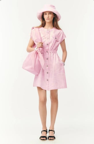 2025 فستان شانيل دينم كوكو بيتش