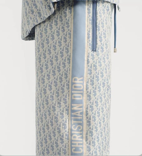 2025 بنطلون ديور ديوريڤيرا جاكار تافتا تقني أوبليك...