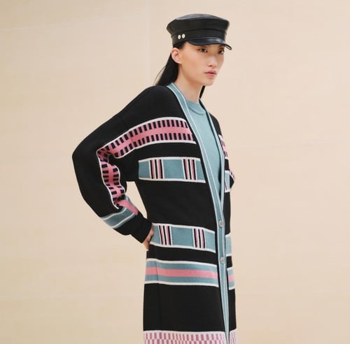 2024 كارديغان إيرميز طويل ألوان متعددة