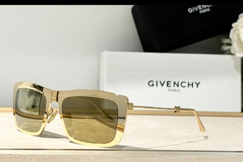 نظارة شمس جيفانشي ذهبي نسائي رجالي