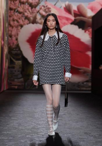 2024 فستان شانيل قصير جيرسيه قطني