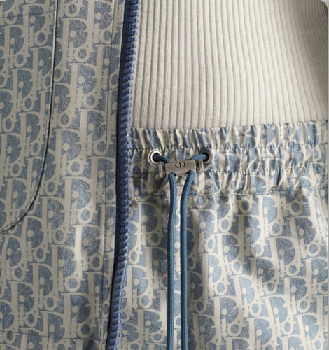 2025 بنطلون ديور ديوريڤيرا جاكار تافتا تقني أوبليك...