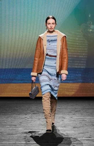 2024 كنزة شانيل بلوفر كشمير صوف رمادي