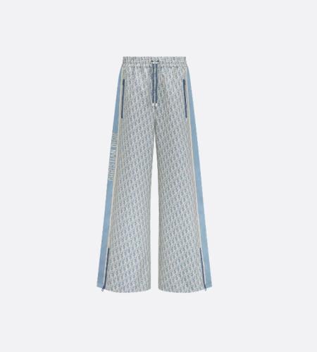 2025 بنطلون ديور ديوريڤيرا جاكار تافتا تقني أوبليك...