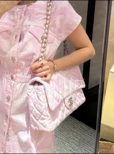 2025 فستان شانيل دينم كوكو بيتش