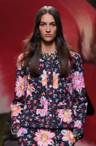 2024 جاكيت شانيل سترة مطاط نيوبرين