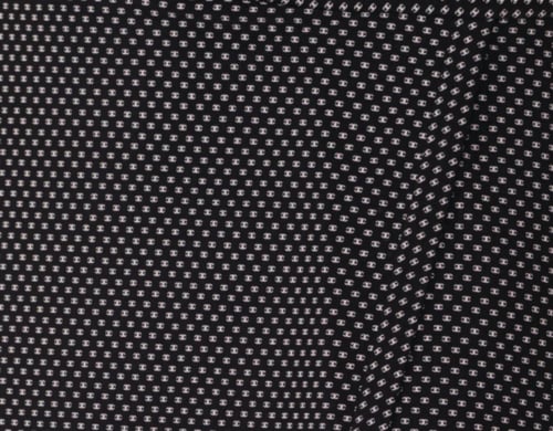 2024 تنورة شانيل جيرسي أسود بطبعات cc