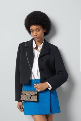 حقيبة غوتشي DIONYSUS صغيرة للغاية بنقش GG