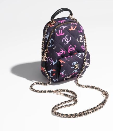 2024 حقيبة شانيل ظهر كلاسيكية صغيرة جدًا