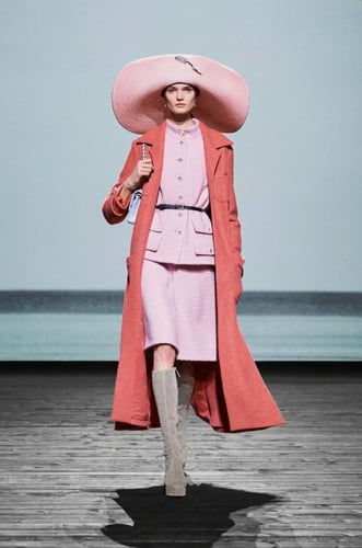 2024 أقراط شانيل بدلاية فضي ذهبي لؤلؤي كريستالي