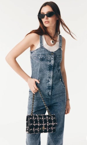 2025 قميص شانيل قطن أبيض أو أسود أو وردي