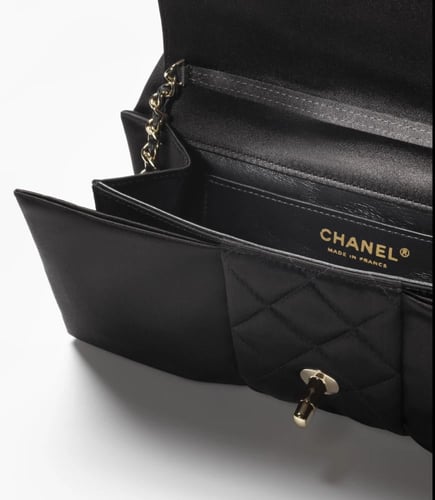 2024حقيبة يد صغيرة للسهرة باللون الأسود معدن فضي ا...