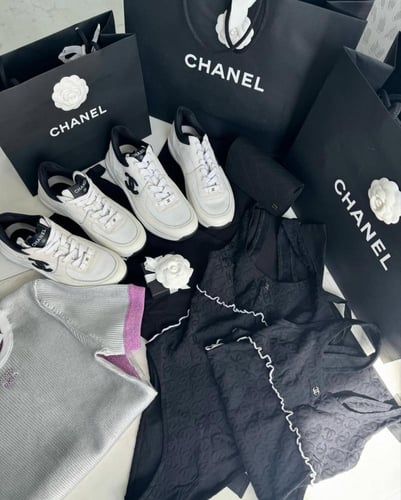 2025 مايوه شانيل شاطئ كوكو بيتش بطبعات لوقو شعار