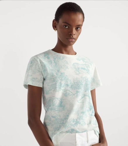 2025 قميص ديور ديوريفيرا وردي أو أزرق أو سماوي