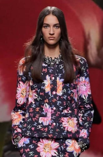 2024 جاكيت شانيل سترة مطاط نيوبرين