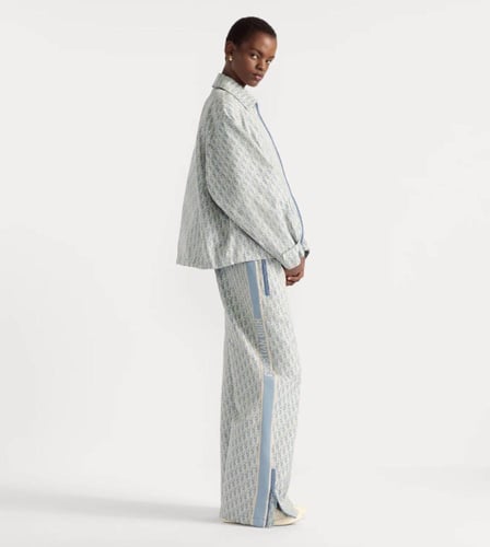 2025 بنطلون ديور ديوريڤيرا جاكار تافتا تقني أوبليك...