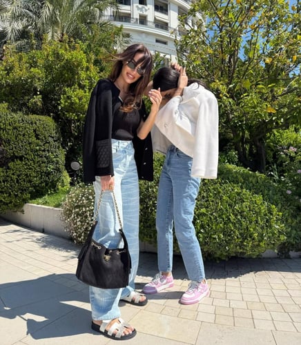 2024 جاكيت شانيل سترة كشمير جلد حمل أسود