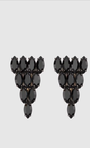 2024 قوتشي اقراط لامع معدن ستراس المرصعه بالكريستا...