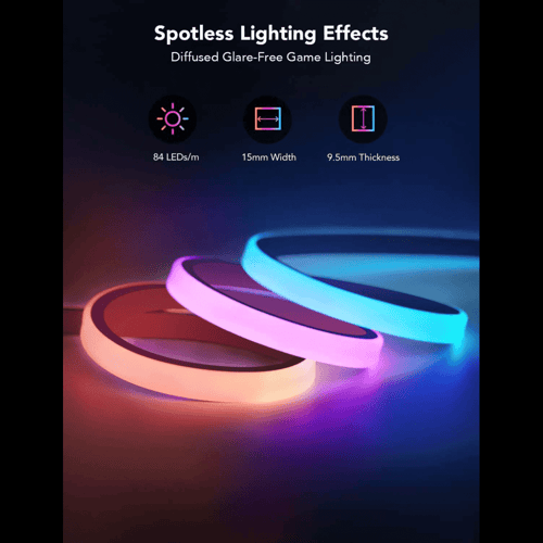 قوفي شريط ليد ذكي تفاعلي مخصص للطاولات 3 متر