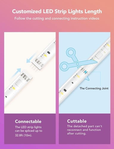 قوفي M1 شريط ليد ذكي - 5 متر