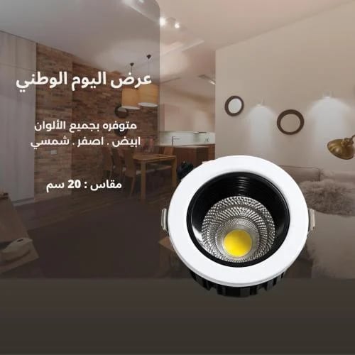 كشاف مانع للتوهج 20 سم