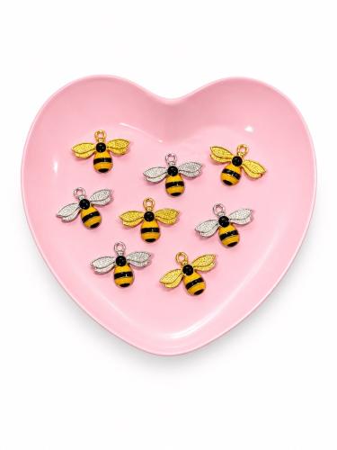 Bee Charm (Silver- Gold)