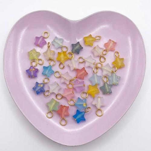 Mixed Color Star Charm