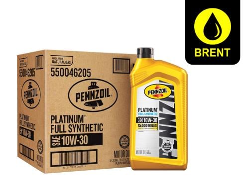 زيت بنزويل 10w30 بلاتينيوم تخليقي بالكامل 15 الف م...