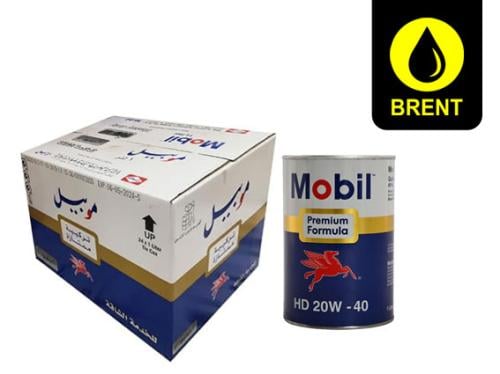 زيت موبيل 20W40 كرتون 24 علبة Mobil