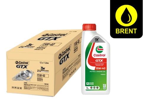 زيت محرك كاسترول 15w40 كرتون 12 علبة Castrol