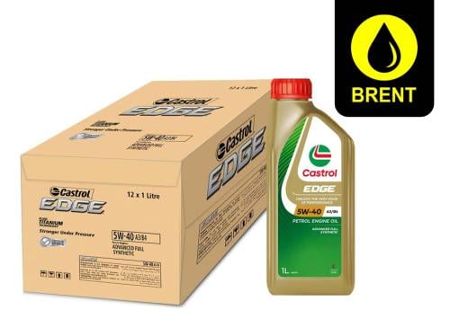 زيت محرك كاسترول 5w40 ايدج كرتون 12 علبة Castrol