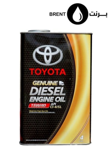 زيت ديزل تويوتا 15w40 ( 4 لتر )