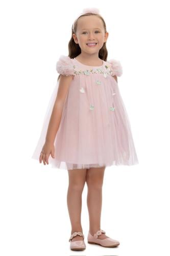 فستان الفراشات مع ربطه شعر