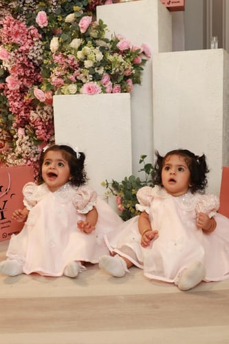 فستان مواليد انيق