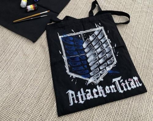 tote bag Attack on titan