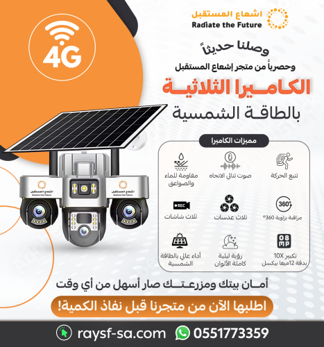 Future radiation camera – 3 moving lenses, 4G, 360...