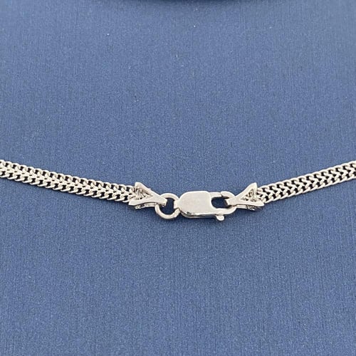 طقم ذهب ابيض عيار 18 وزن 21.64 جم بأقل مصنعية في ا...