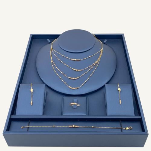 طقم ذهب شلال عيار 21 وزن 13.25 جم دوريكا ساحر يشع...