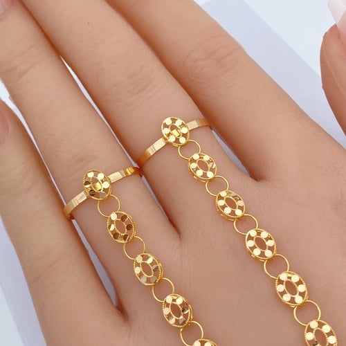 كف ذهب عيار 21 الوزن 10.37 جرام