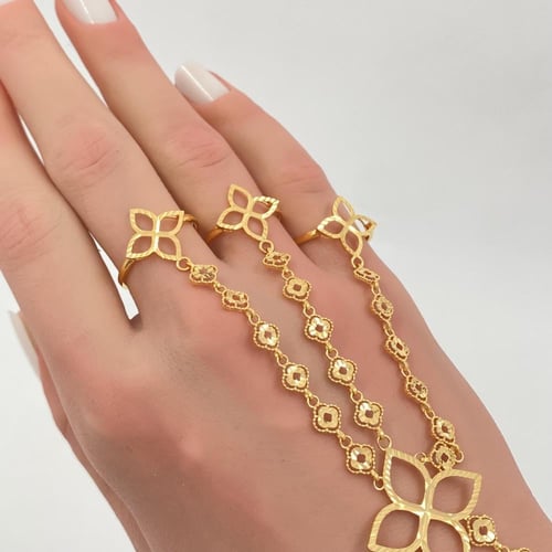 كف ذهب عيار 21 الوزن 12.43 جرام