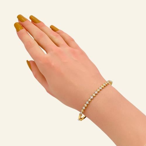 اسواره ذهب عيار 18 الوزن 6.57 جرام