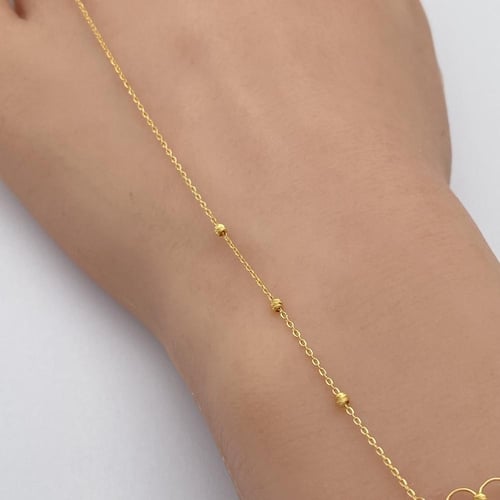 كف ذهب عيار 21 الوزن 2.55 جرام