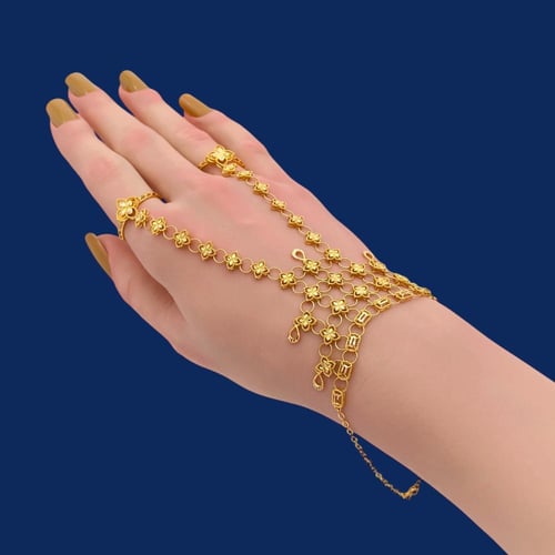 كف ذهب عيار 21 الوزن 14.33 جرام