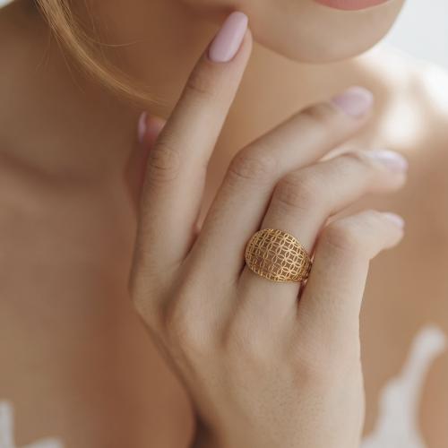 خاتم ذهب عيار 18