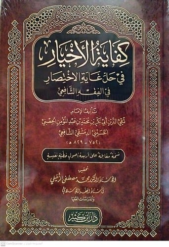 كفاية الأخيار في حل غاية الاختصار في الفقه الشافعي