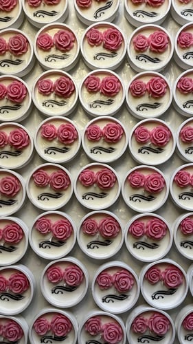 Rose Art Candle